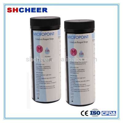 Urine microalbumin test strip